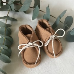 Chaussons Bébés Cuir - Chaussons Souples Made In France - Anda Luz